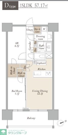 ライトテラス新宿御苑の物件間取画像